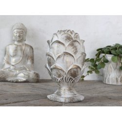 Vittel Dekor p fod m. guld mnster fra Chic Antique