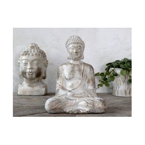 Vittel Buddha m. guld mønster fra Chic Antique