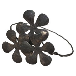 Servietring med blomster