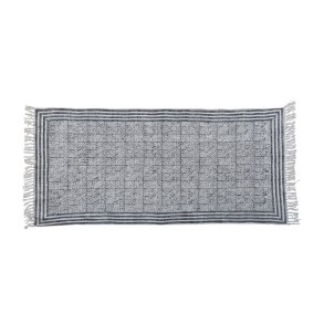 Tppe med stribet kant