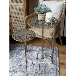 Rund bord med decor / stort