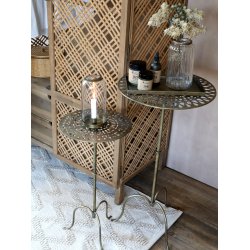 Rund bord med decor / stort