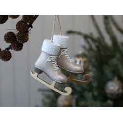 Skjter m. glimmer champagne