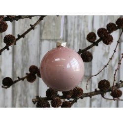 Kugle m. glimmer prikker