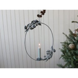 Krans til bedelys m. ophng 