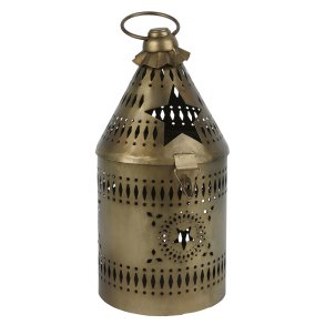 Lygte t/ fyrfadslys udstanset stjerner 