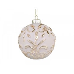 Julekugle med guld mnster