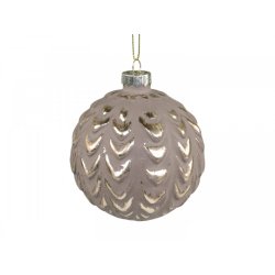 Julekugle med guld mnster