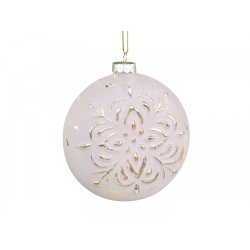 Julekugle med guld mnster