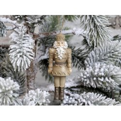 Nddeknkker med guld deko til ophng