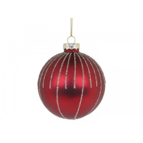 Julekugle med glimmer fra Chic Antique