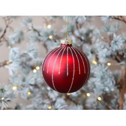 Julekugle med glimmer fra Chic Antique