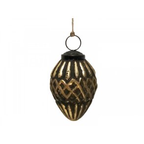 Ornament med guld mnster