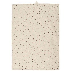 Emily viskestykke med rde hjerter fra Ib Laursen