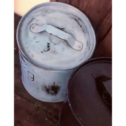 Original jernspand  med lg fra Sjls