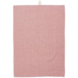 Viskestykke Bea  med rde og natur mlkedrengestriber fra Ib Laursen