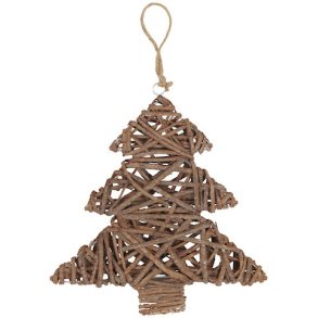 Juletr omviklet af grene fra Ib Laursen