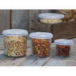 Fransk inspireret marmeladeglas m. lg (lille)