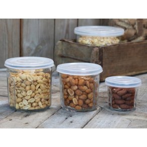 Fransk inspireret marmeladeglas m. lg (mellem)