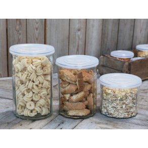 Fransk inspireret marmeladeglas m. lg (lille)