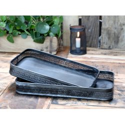 Bakke med blondemnster