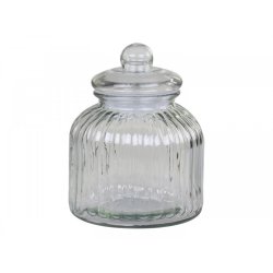 Opbevaringsglas med riller