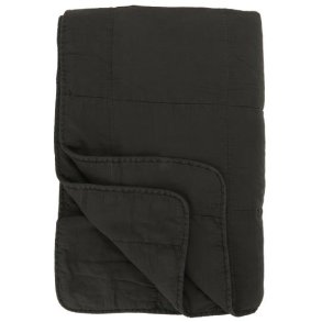 Vintage quilt i farven antracit fra Ib Laursen 