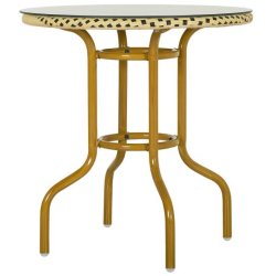 Bistrobord polyflet og glasplade fra Ib Laursen