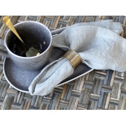 Servietring med perlekant fra Chic Antique