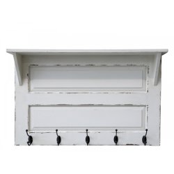 Knagerkke med 5 knager og 1 hylde fra Chic Antique