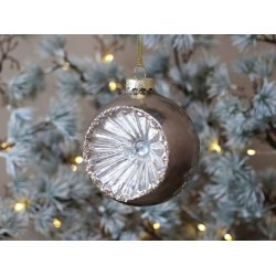 Julekugle med glimmer fra Chic Antique