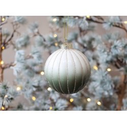 Julekugle med glimmer fra Chic Antique