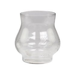 Vase m. slibninger i glas