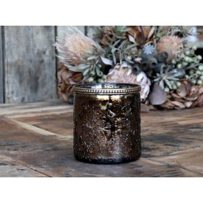 Fyrfadsstage med perlekant