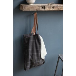 Knage dobbelt skrues op under hylde sort