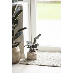 Drmtte med gummi bagside, natur