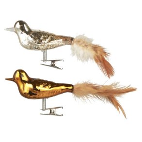 Fugl med fjer og clips