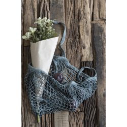 Buket pakket i kraftpapir - grnne nuancer 