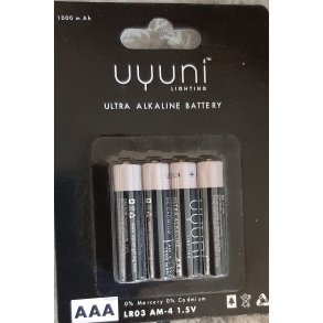 Ultra Alkaline battery AAA - Uyuni