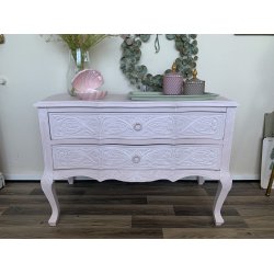Kommode i faded rose - recycled