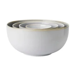 Knabstrup Keramik Travola sklest a 4 stk.- Hvid eller gr