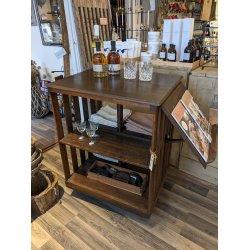 Antik biblioteksvogn 