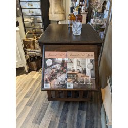 Antik biblioteksvogn 