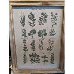 Billede med vilde blomster i naturramme fra Chic Antique