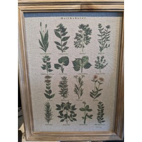 Billede med vilde blomster i naturramme fra Chic Antique