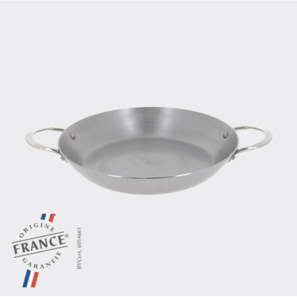 Paella pan 2 handles mineral B - de Buyer