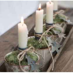 Vedhng juletr 1-4 antik look fra Ib Laursen