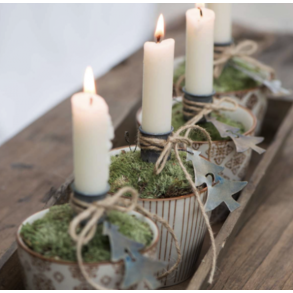 Vedhng juletr 1-4 antik look fra Ib Laursen