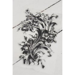 Stempel med blomster fra Vintage Paint