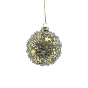 Julekugle med palietter fra La Vida